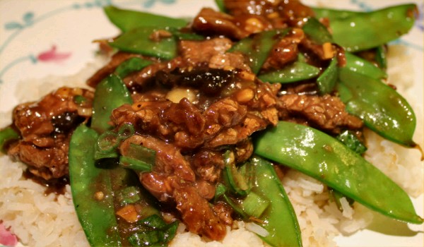 Asian Beef With Snow Peas 94