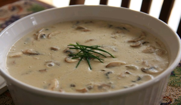Button Mushroom Soup Recipe