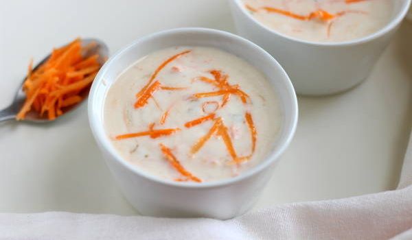 Carrot Onion Raita Recipe