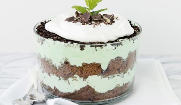 Chocolate Peppermint Trifles
