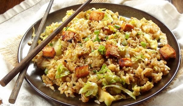 Fried Rice with Sprouts