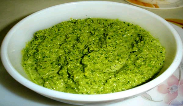 Green coconut chutney