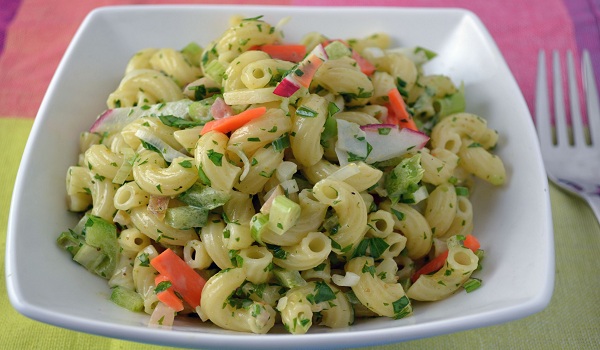 Macaroni And Vegetable Salad