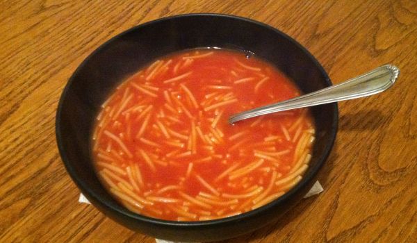 Noodle Tomato Soup Recipe