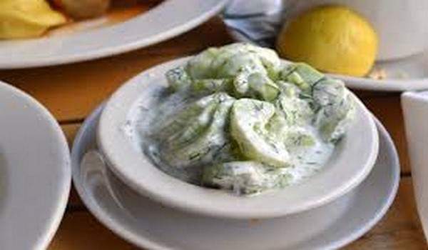 Polish Style Cucumber Salad