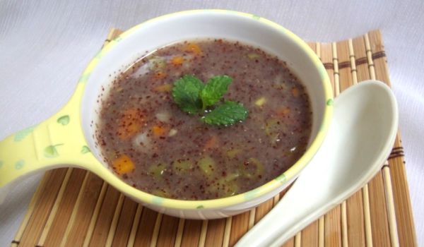 Ragi And Potato Soup Recipe
