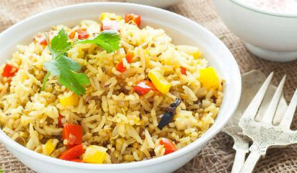 Spicy Sprouts Pulao Recipe