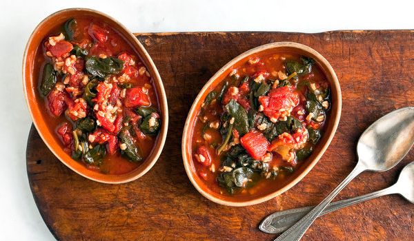 Spinach & Tomato Rice Recipe
