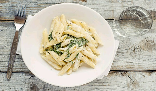 Spinach Garlic Pasta Recipe