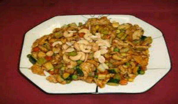 Almond Cashew Chicken Recipe