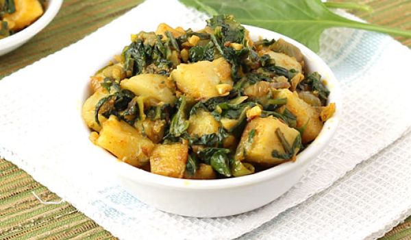 Aloo Palak Recipe