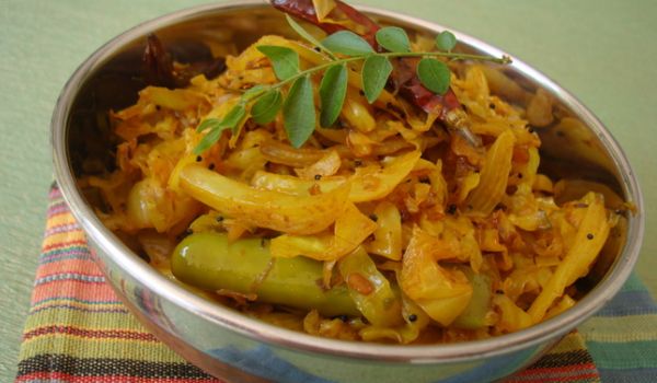 Andhra Cabbage Curry Recipe