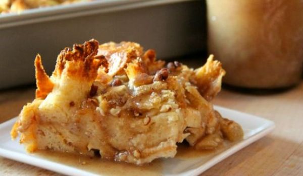Apple Bread Butter Pudding Recipe