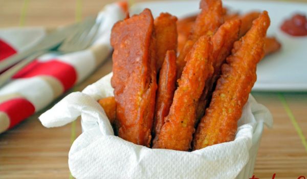 Baby Corn Finger Chips Recipe