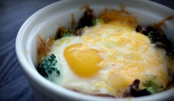 Baked Egg Cheese Recipe