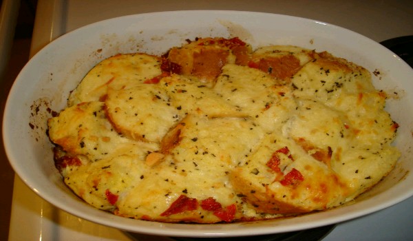 Baked Herb Pudding