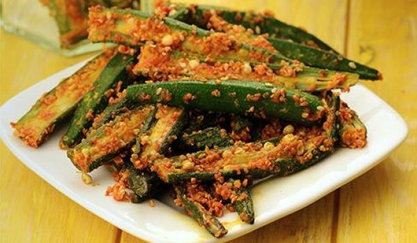 Bhindi Til Ka Achaar