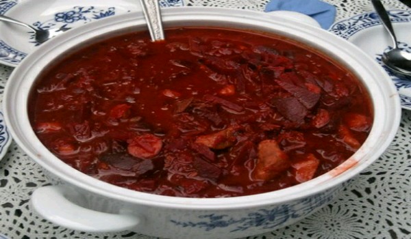 Borscht with Meat Recipe