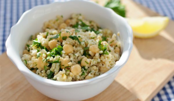 Bulgur Chickpea Salad Recipe