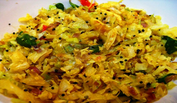 Cabbage Thoran