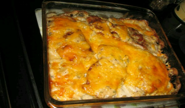 Cheesy Pork Chop Casserole Recipe