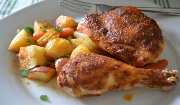 Chicken Potato Roast Recipe