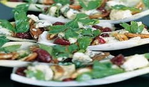Chicory, Blue Cheese, Pecan, And Cranberry Salad