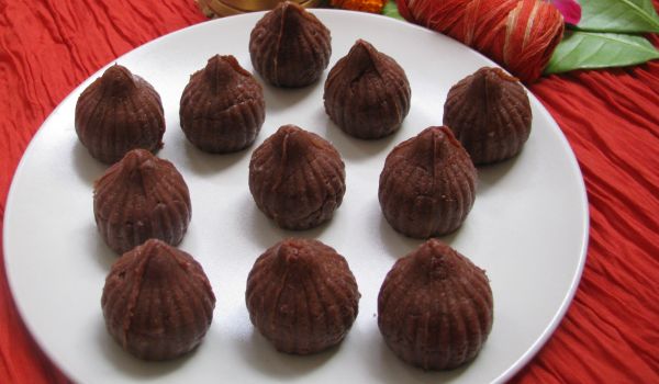 Choco Coconut Modak