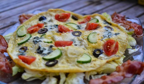 Cucumber Omlette Cucumber Omlette