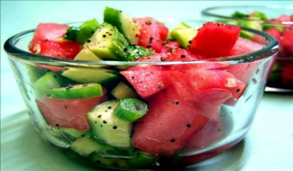 Cucumber Watermelon Salad