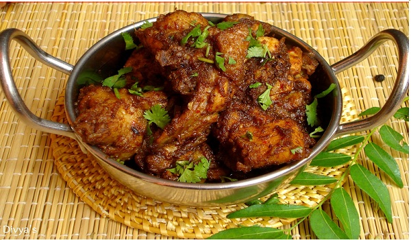 Dry Chicken Curry Recipe