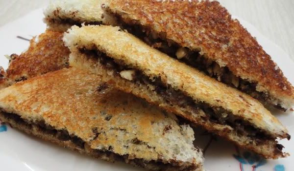 Dry Fruits Sandwich Recipe