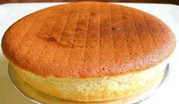 Eggless Sponge Cake Recipe