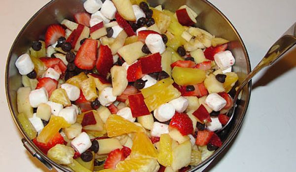 Fruit Chips Salad Recipe