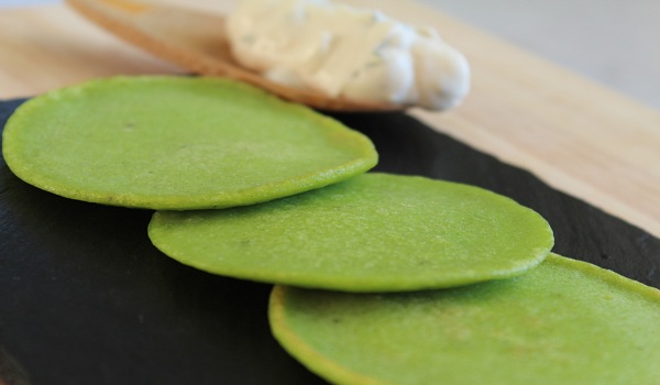 Green Pea Pancakes