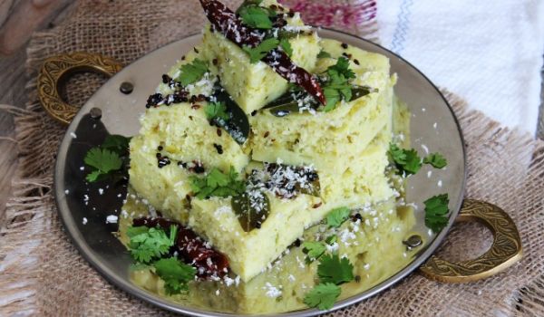 Green Peas Dhokla Recipe