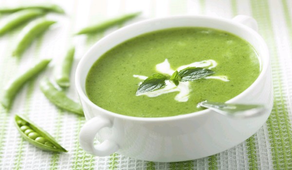 Green Peas Skin Soup