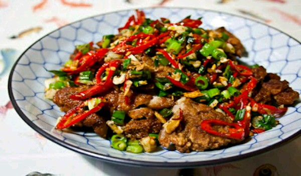 Green Pepper Pork Chops