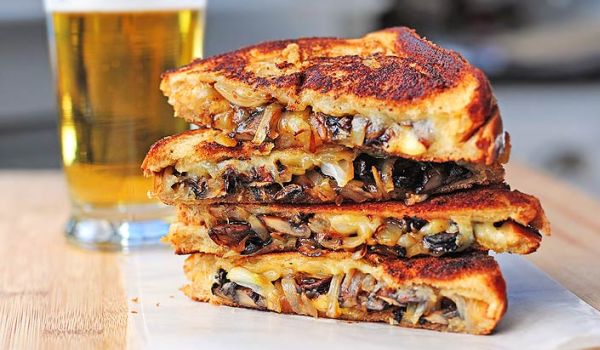 Grilled Mushroom Sandwich