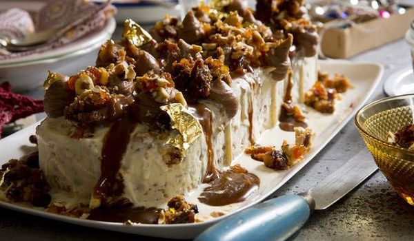 Iced Christmas Pudding