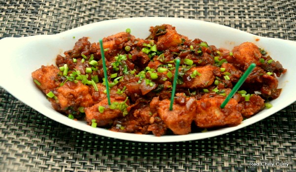 Idly Manchurian Idly Manchurian