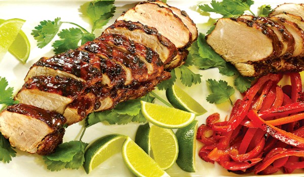 Lime Pork With Peppers