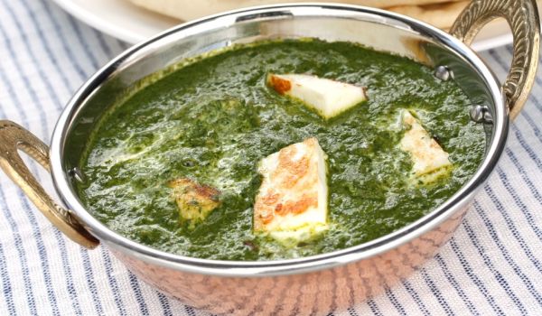 Low Cal Palak Paneer Recipe