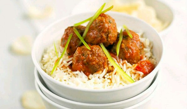 Meatballs with Rice