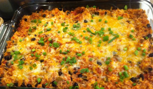 Mexican Chicken and Rice Casserole Recipe