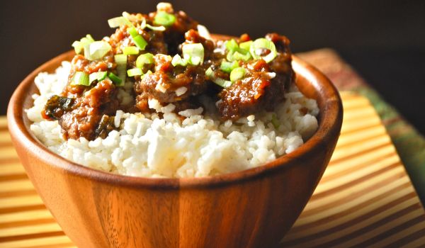 Mongolian Beef Rice Recipe