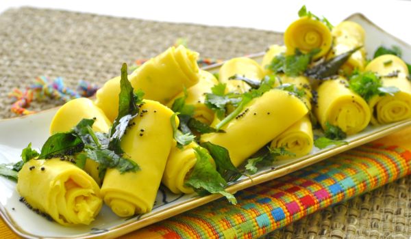 Moong Dal Khandvi