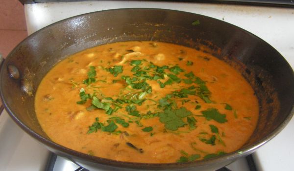 Mushroom Peas Curry