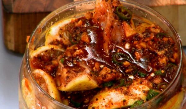 Nimbu Adrak ka Achaar Recipe