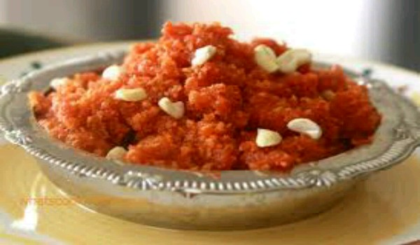 No-Fat Carrot Halwa